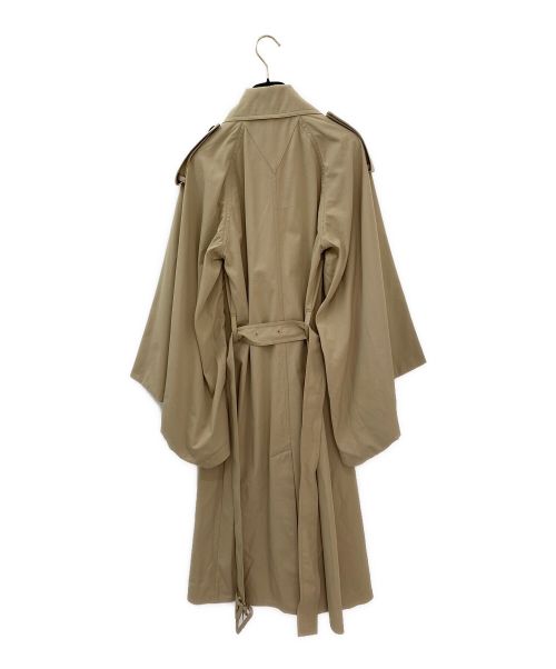 BOTTEGA VENETA（ボッテガベネタ）BOTTEGA VENETA (ボッテガベネタ) デザイントレンチコート ベージュ サイズ:38の古着・服飾アイテム