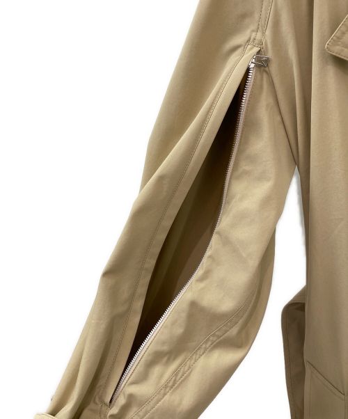 BOTTEGA VENETA（ボッテガベネタ）BOTTEGA VENETA (ボッテガベネタ) デザイントレンチコート ベージュ サイズ:38の古着・服飾アイテム