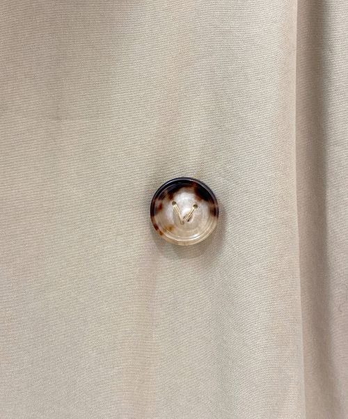 BOTTEGA VENETA（ボッテガベネタ）BOTTEGA VENETA (ボッテガベネタ) デザイントレンチコート ベージュ サイズ:38の古着・服飾アイテム