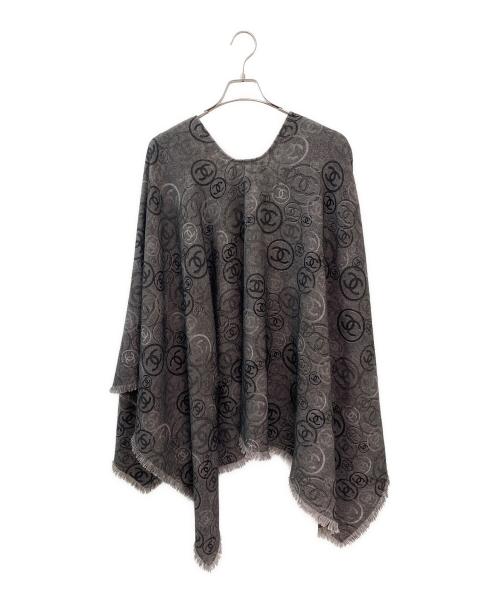 CHANEL（シャネル）CHANEL (シャネル) リバーシブルカシミヤショール グレー サイズ:-の古着・服飾アイテム