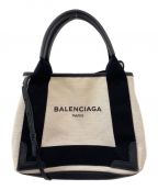 BALENCIAGAバレンシアガ）の古着「NAVY CABAS XS」｜アイボリー×ブラック