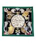 HERMES (エルメス) カレ90 ブラック×グリーン サイズ:90 未使用品：47800円