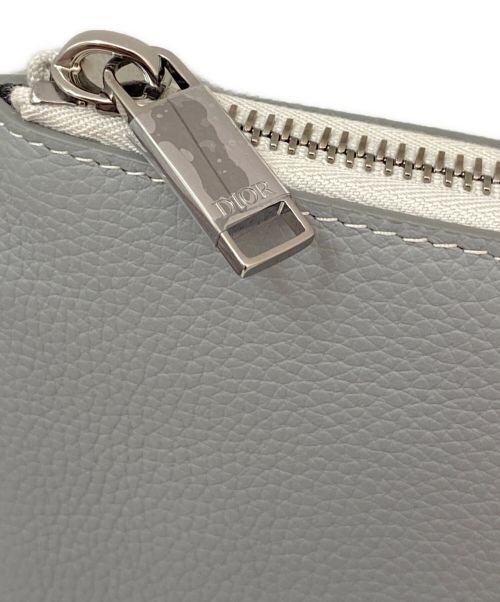 Christian Dior（クリスチャン ディオール）Christian Dior (クリスチャン ディオール) A5クラッチバッグ ライトグレーの古着・服飾アイテム