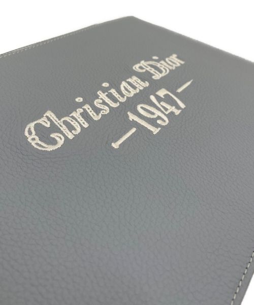 Christian Dior（クリスチャン ディオール）Christian Dior (クリスチャン ディオール) A5クラッチバッグ ライトグレーの古着・服飾アイテム