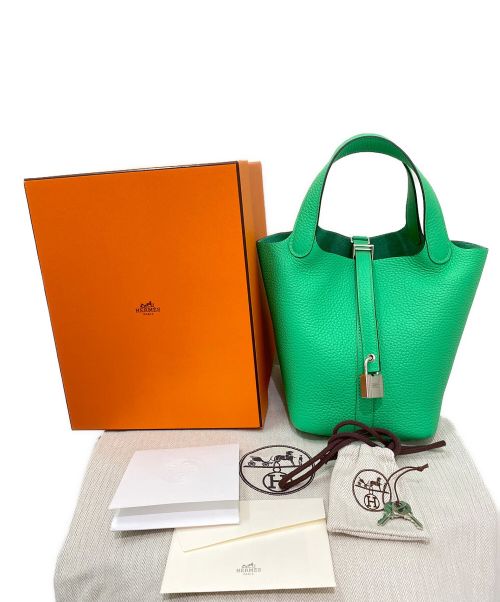 HERMES（エルメス）HERMES (エルメス) ピコタンロックPM VERT COMICS サイズ:PM 未使用品の古着・服飾アイテム