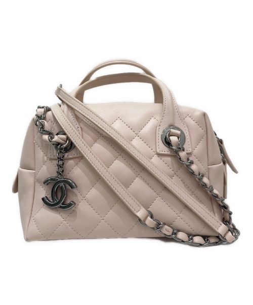 CHANEL（シャネル）CHANEL (シャネル) 2wayハンドバッグ ピンクの古着・服飾アイテム