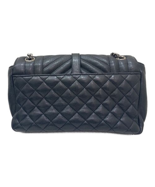 Saint Laurent Paris（サンローランパリ）Saint Laurent Paris (サンローランパリ) スモールサッチェルチェーンショルダーバッグ ブラックの古着・服飾アイテム