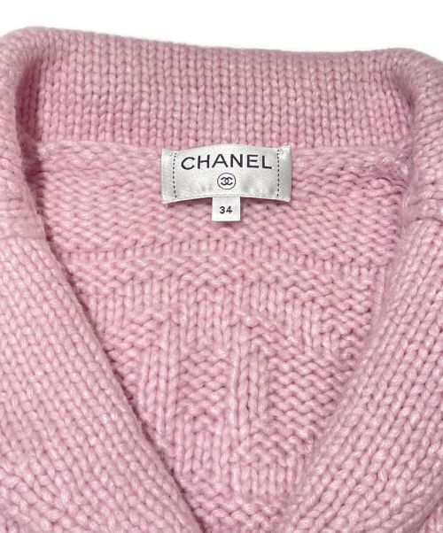 CHANEL（シャネル）CHANEL (シャネル) ニットジャケット ピンク サイズ:34の古着・服飾アイテム