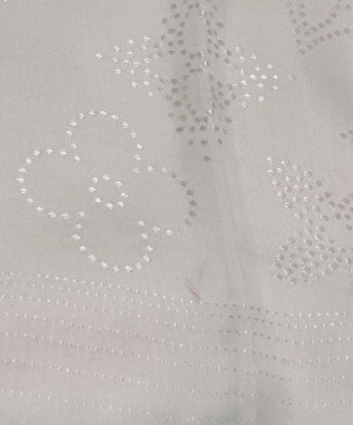 LOUIS VUITTON（ルイ ヴィトン）LOUIS VUITTON (ルイ ヴィトン) ビーズシルクスカーフ ホワイトの古着・服飾アイテム