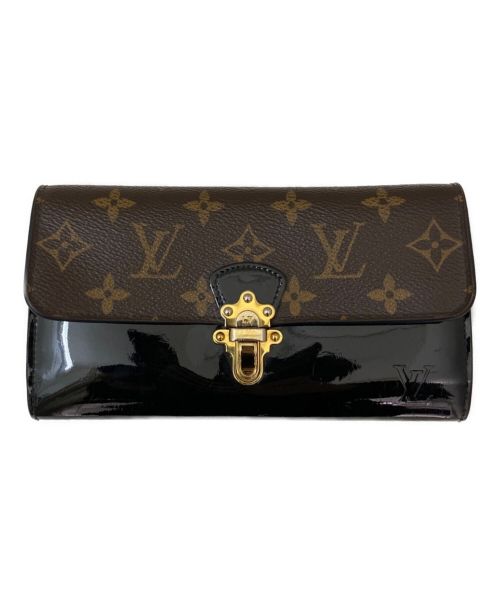 LOUIS VUITTON（ルイ ヴィトン）LOUIS VUITTON (ルイ ヴィトン) ポルトフォイユ チェリーウッド ブラウン×ブラウンの古着・服飾アイテム