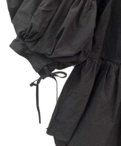 ENFOLD（エンフォルド）ENFOLD (エンフォルド) タイプライター レイヤーライクPULLOVER ブラック サイズ:38の古着・服飾アイテム