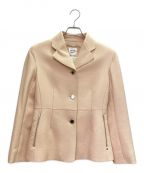 HERMESエルメス）の古着「レザージャケット」｜ベージュ
