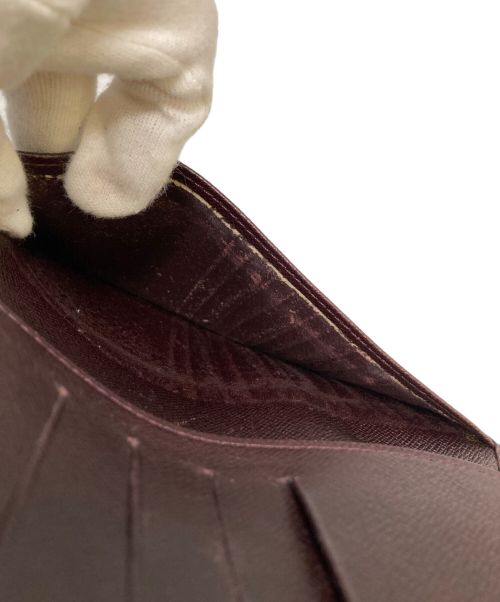 LOUIS VUITTON（ルイ ヴィトン）LOUIS VUITTON (ルイ ヴィトン) 札入れ ダークブラウンの古着・服飾アイテム