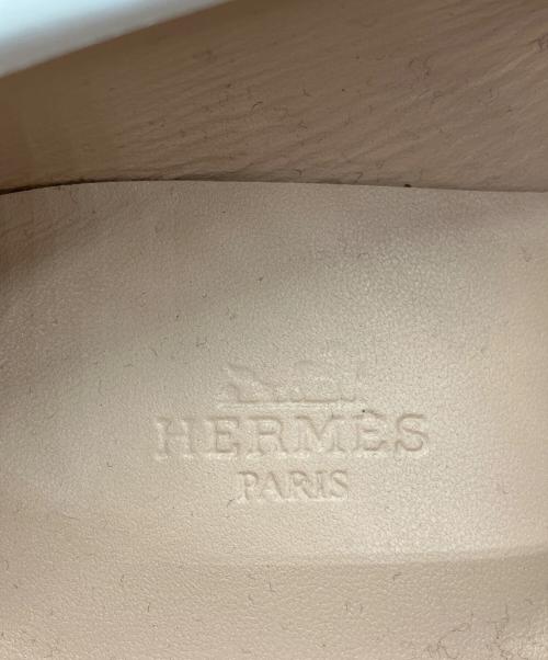 HERMES（エルメス）HERMES (エルメス) モカシンロワイヤルローファー ホワイト サイズ:36 未使用品の古着・服飾アイテム