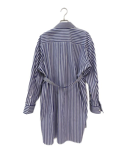 sacai（サカイ）sacai (サカイ) Cotton Poplin Dres ブルー×ホワイト サイズ:1の古着・服飾アイテム