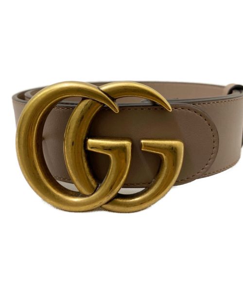 GUCCI（グッチ）GUCCI (グッチ) ダブルGバックルベルト ピンク サイズ:75/30の古着・服飾アイテム