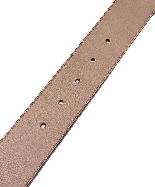 GUCCI（グッチ）GUCCI (グッチ) ダブルGバックルベルト ピンク サイズ:75/30の古着・服飾アイテム