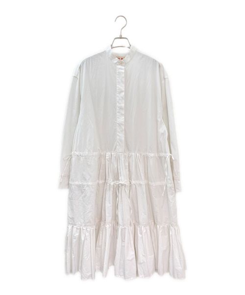MARNI（マルニ）MARNI (マルニ) シャツワンピース ホワイト サイズ:38の古着・服飾アイテム