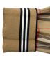中古・古着 BURBERRY (バーバリー) Rib Knit Detail Vintage Check Cotton Shirt  ブラウン サイズ:L：49800円