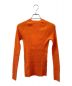 ENFOLD（エンフォルド）の古着「BI-COLOR RIB LONG T-SHIRT」｜オレンジ