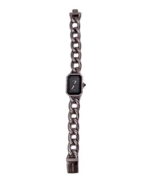 CHANEL（シャネル）CHANEL (シャネル) プルミエール ブラック×シルバー サイズ:Lの古着・服飾アイテム