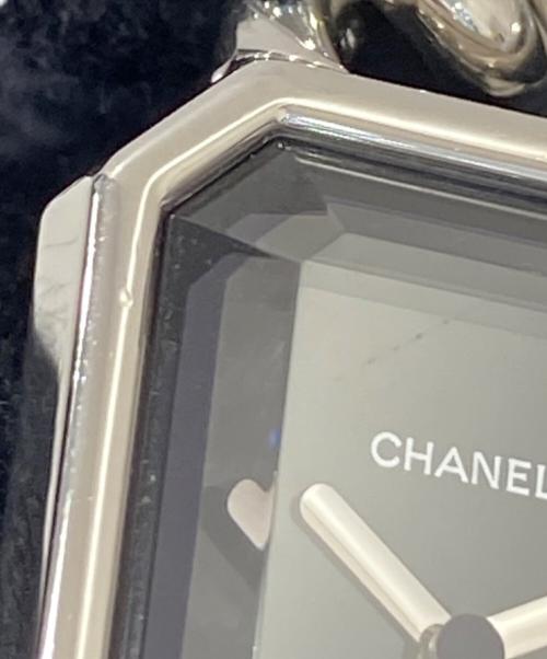 CHANEL（シャネル）CHANEL (シャネル) プルミエール ブラック×シルバー サイズ:Lの古着・服飾アイテム