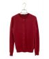 DRAWER（ドゥロワー）の古着「14Gカシミヤクルーカーディガン」｜レッド