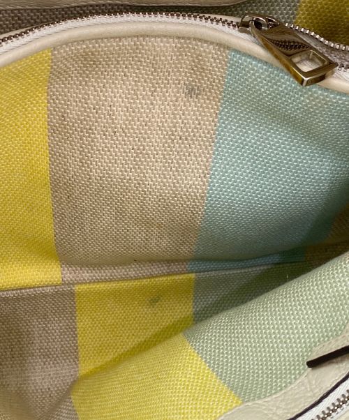 GUCCI（グッチ）GUCCI (グッチ) バンブーデイリー2WAYバッグ アイボリーの古着・服飾アイテム