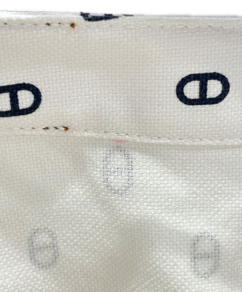 HERMES（エルメス）HERMES (エルメス) シェーヌダンクルミニスカート アイボリー サイズ:40 未使用品の古着・服飾アイテム