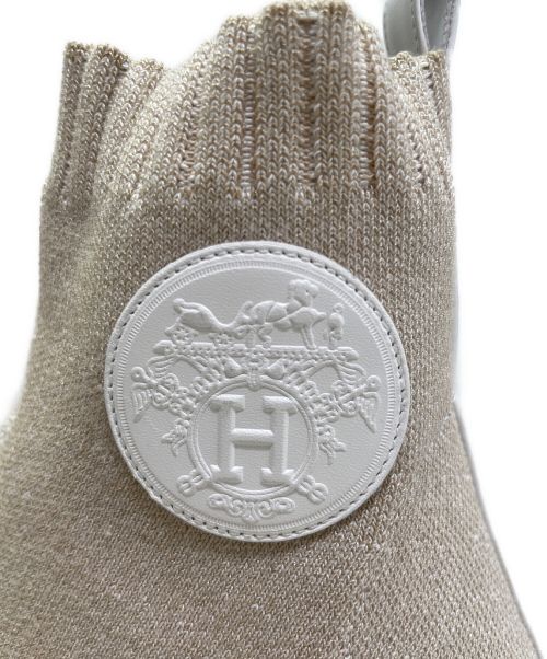 HERMES（エルメス）HERMES (エルメス) ヴォルヴェール/ショートブーツ ベージュ サイズ:36 1/2 未使用品の古着・服飾アイテム