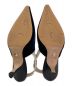 中古・古着 Christian Dior (クリスチャン ディオール) ベロアJ'ADIOR スリングバック パンプス ネイビー サイズ:35 1/2：52800円
