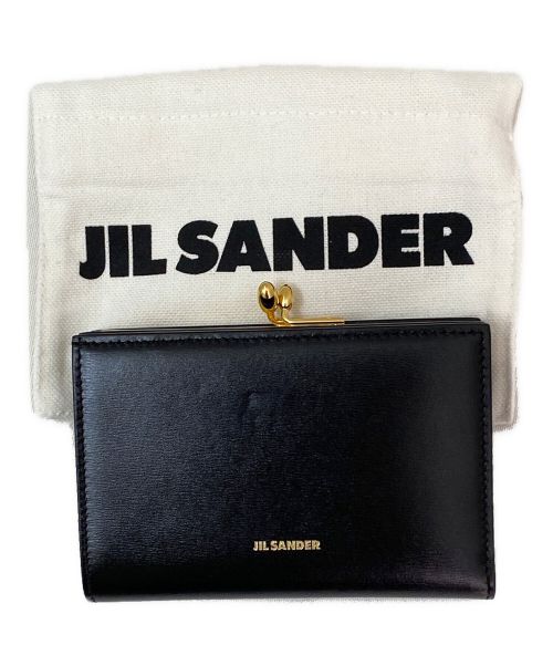 JIL SANDER（ジルサンダー）JIL SANDER (ジルサンダー) 2つ折り財布 ブラックの古着・服飾アイテム