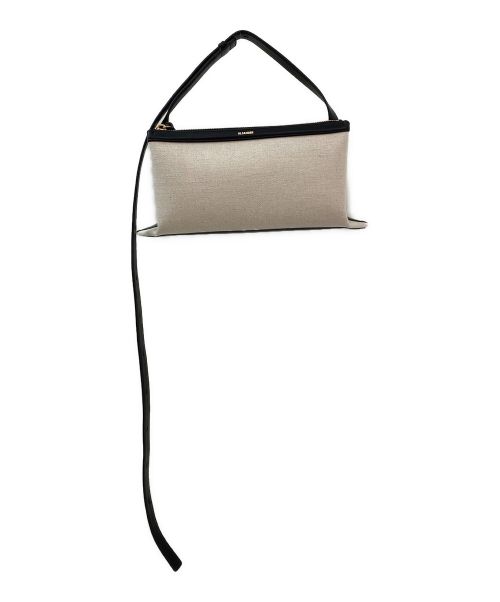 JIL SANDER（ジルサンダー）JIL SANDER (ジルサンダー) EMPIREショルダーバッグ アイボリー×ブラック サイズ:スモールの古着・服飾アイテム
