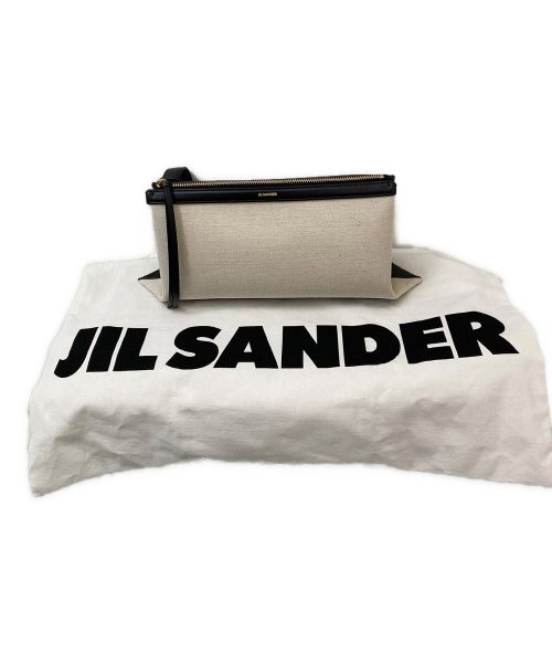 JIL SANDER（ジルサンダー）JIL SANDER (ジルサンダー) EMPIREショルダーバッグ アイボリー×ブラック サイズ:スモールの古着・服飾アイテム