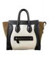 CELINE（セリーヌ）の古着「ラゲージミニ」｜ブラック×ホワイト×ブラウン