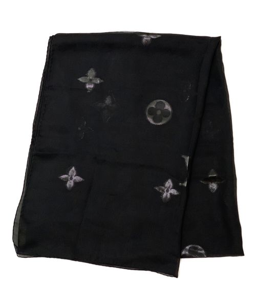 LOUIS VUITTON（ルイ ヴィトン）LOUIS VUITTON (ルイ ヴィトン) モノグラムシアースカーフ ブラックの古着・服飾アイテム