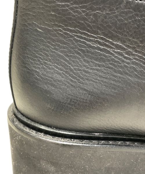 CHANEL（シャネル）CHANEL (シャネル) ハーフレザーブーツ ブラック サイズ:37cの古着・服飾アイテム