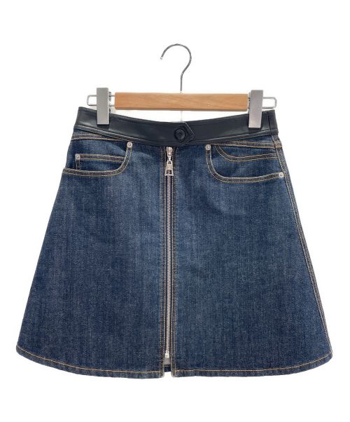 LOUIS VUITTON（ルイ ヴィトン）LOUIS VUITTON (ルイ ヴィトン) デニムミニスカート インディゴ サイズ:36の古着・服飾アイテム