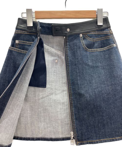 LOUIS VUITTON（ルイ ヴィトン）LOUIS VUITTON (ルイ ヴィトン) デニムミニスカート インディゴ サイズ:36の古着・服飾アイテム