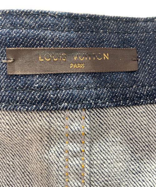 LOUIS VUITTON（ルイ ヴィトン）LOUIS VUITTON (ルイ ヴィトン) デニムミニスカート インディゴ サイズ:36の古着・服飾アイテム