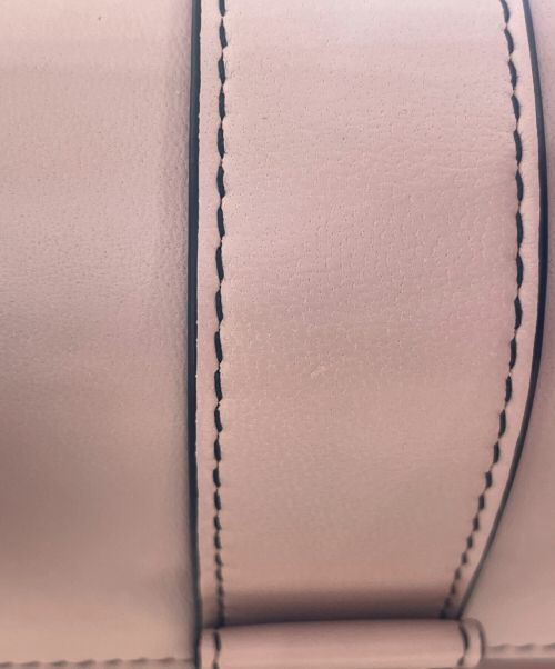 BOTTEGA VENETA（ボッテガベネタ）BOTTEGA VENETA (ボッテガベネタ) ピアッツァスモール ピンク×パープルの古着・服飾アイテム