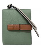 LOEWEロエベ）の古着「コンパクト ジップウォレット」｜ローズマリー×タン