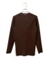 MUSE de Deuxieme Classe (ミューズ ドゥーズィエム クラス) Diner B RIB カーディガン ブラウン サイズ:F 未使用品：39800円