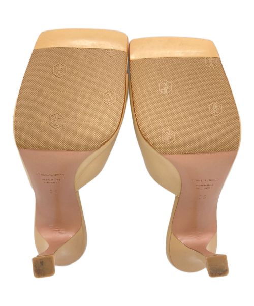 PELLICO（ペリーコ）PELLICO (ペリーコ) ミュール ベージュ サイズ:36の古着・服飾アイテム