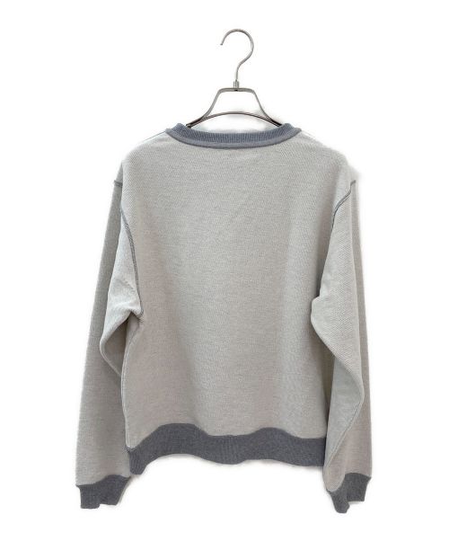 LOEWE（ロエベ）LOEWE (ロエベ) アナグラムインサイドアウトスウェット グレー サイズ:XSの古着・服飾アイテム