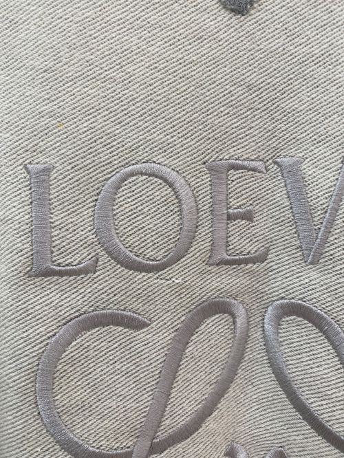 LOEWE（ロエベ）LOEWE (ロエベ) アナグラムインサイドアウトスウェット グレー サイズ:XSの古着・服飾アイテム