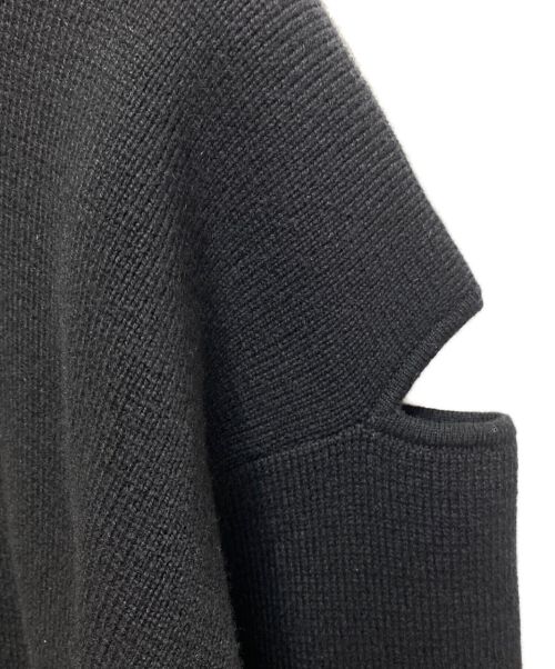 BOTTEGA VENETA（ボッテガベネタ）BOTTEGA VENETA (ボッテガベネタ) アームデザインニット ブラック サイズ:Sの古着・服飾アイテム