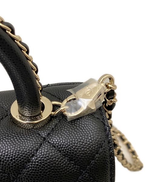 CHANEL（シャネル）CHANEL (シャネル) ココハンドル18 ブラック サイズ:18 未使用品の古着・服飾アイテム