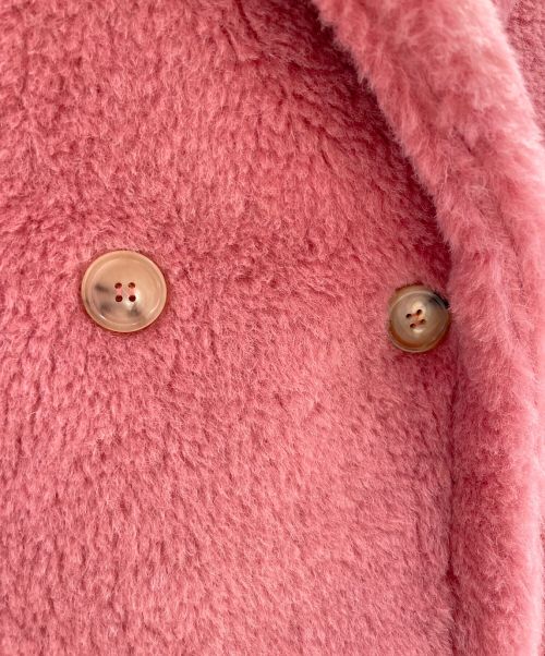 MaxMara（マックスマーラ）MaxMara (マックスマーラ) テディベアロングジレ ピンク サイズ:XSの古着・服飾アイテム