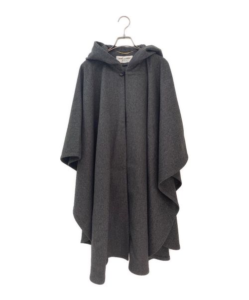 Saint Laurent Paris（サンローランパリ）Saint Laurent Paris (サンローランパリ) ポンチョ グレー サイズ:-の古着・服飾アイテム